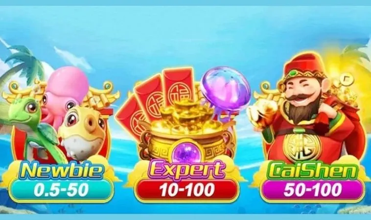Hướng Dẫn Cách Chơi Bắn Cá Thần Tài Tại QQ88 Thắng Lớn 2 Các cấp độ chơi Bắn Cá Thần Tài tại QQ88